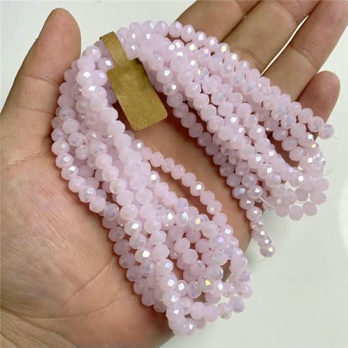 5x8 4x6mm Rondelle österreichische Kristallperlen Glas lose bunte Perlen für Schmuckherstellung Zubehör handgefertigt Großhandel-Nr. 29-5x8mm 5 Strang von VIEPGJ