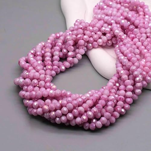 6 mm, 92 Stück/Los, Rondelle-Kristallglasperlen, farbig, facettiert, lose Abstandshalter, Glasperlen zur Schmuckherstellung, DIY-Halskette, 6–6 mm, ca. 92 Stück 6 mm, 92 Stück/Los, Rondelle-Kristallglasperlen, farbig, facettiert, lose Abstandshalter, Glasperlen zur Schmuckherstellung, DIY-Halskette, 6–6 mm, ca. 92 Stück von VIEPGJ