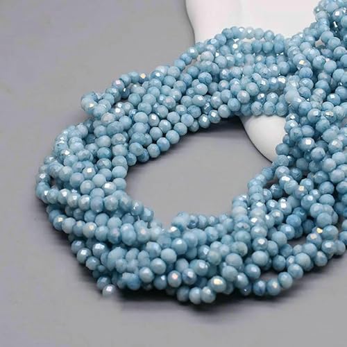 6 mm, 92 Stück/Los, Rondelle-Kristallglasperlen, farbig, facettierte lose Abstandshalter-Glasperlen für die Schmuckherstellung, DIY-Halskette, 3_a, 6 mm, ca. 92 Stück 6 mm, 92 Stück/Los, Rondelle-Kristallglasperlen, farbig, facettierte lose Abstandshalter-Glasperlen für die Schmuckherstellung, DIY-Halskette, 3_a, 6 mm, ca. 92 Stück von VIEPGJ