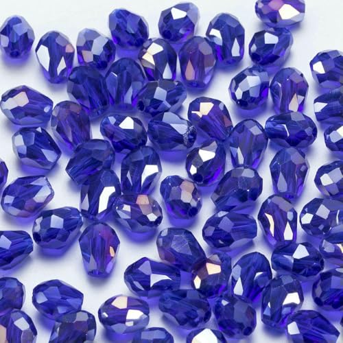 6 x 8 mm, facettierte Glasperlen in Tropfenform, AB-Farbe, Wassertropfen-Kristallperlen, lose Abstandsperlen zur Schmuckherstellung, DIY-Armband-ZKSD001-012-6 x 8 mm, 65–70 Stück 6 x 8 mm, facettierte Glasperlen in Tropfenform, AB-Farbe, Wassertropfen-Kristallperlen, lose Abstandsperlen zur Schmuckherstellung, DIY-Armband-ZKSD001-012-6 x 8 mm, 65–70 Stück von VIEPGJ