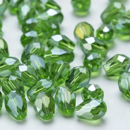 6 x 8 mm, facettierte Glasperlen in Tropfenform, AB-Farbe, Wassertropfen-Kristallperlen, lose Abstandsperlen zur Schmuckherstellung, DIY-Armband-ZKSD001-028-6 x 8 mm, 65–70 Stück 6 x 8 mm, facettierte Glasperlen in Tropfenform, AB-Farbe, Wassertropfen-Kristallperlen, lose Abstandsperlen zur Schmuckherstellung, DIY-Armband-ZKSD001-028-6 x 8 mm, 65–70 Stück von VIEPGJ