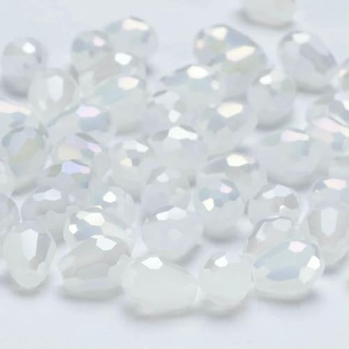 6 x 8 mm, facettierte Glasperlen in Tropfenform, AB-Farbe, Wassertropfen-Kristallperlen, lose Abstandsperlen zur Schmuckherstellung, DIY-Armband-ZKSD001-042-6 x 8 mm, 65–70 Stück 6 x 8 mm, facettierte Glasperlen in Tropfenform, AB-Farbe, Wassertropfen-Kristallperlen, lose Abstandsperlen zur Schmuckherstellung, DIY-Armband-ZKSD001-042-6 x 8 mm, 65–70 Stück von VIEPGJ