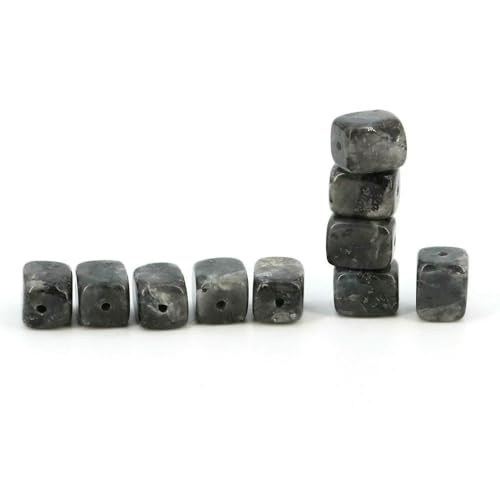 8 x 11 mm rechteckige natürliche Kristallperlen, lange quadratische Form, Tigerauge-Stein, lose Perlen zur Schmuckherstellung, Armband, DIY-Zubehör – Schwarzer Labradorit – 5 Stück 8 x 11 mm rechteckige natürliche Kristallperlen, lange quadratische Form, Tigerauge-Stein, lose Perlen zur Schmuckherstellung, Armband, DIY-Zubehör – Schwarzer Labradorit – 5 Stück von VIEPGJ