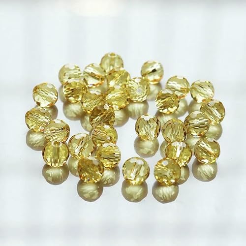 AAA 6 mm runde Kristallperlen, facettiert, transparent, lose Abstandsperlen für die Schmuckherstellung, DIY-Armband, Halskette, Jonqui, 6 mm, 100 Stück AAA 6 mm runde Kristallperlen, facettiert, transparent, lose Abstandsperlen für die Schmuckherstellung, DIY-Armband, Halskette, Jonqui, 6 mm, 100 Stück von VIEPGJ