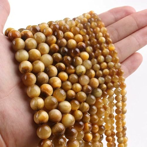 AAA-mehrfarbige Tigerauge-Perlen, rund, lose, gelbe Tigerauge-Steinperlen zur Herstellung von Armbändern, Schmuck, DIY-Zubehör, 6/8/10 mm – Honig-Tigerauge – 6 mm AAA-mehrfarbige Tigerauge-Perlen, rund, lose, gelbe Tigerauge-Steinperlen zur Herstellung von Armbändern, Schmuck, DIY-Zubehör, 6/8/10 mm – Honig-Tigerauge – 6 mm von VIEPGJ