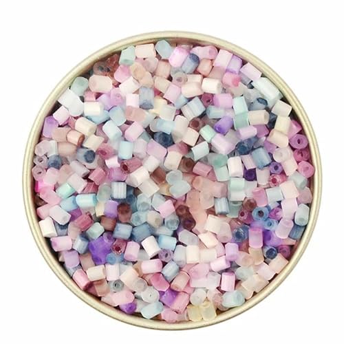 Ca. 1000 Stück 2 mm Opal-Katzenaugenperlen, tschechische Glasperlen zur Schmuckherstellung, DIY-Armband, Halskette, Tasche, Kleidung, Nähen, Großhandel, XM19, ca. 3000 Stück, 27 g von VIEPGJ