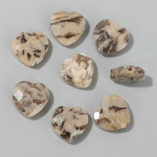 Faceted Heart Shape Stone Bead Natural Tiger Eye Amethysts Clear Quartzs Charms Beads For Jewelry Making DIY Supply-Australian Zebra-5 pieces Faceted Heart Shape Stone Bead Natural Tiger Eye Amethysts Clear Quartzs Charms Beads For Jewelry Making DIY Supply-Australian Zebra-5 pieces von VIEPGJ