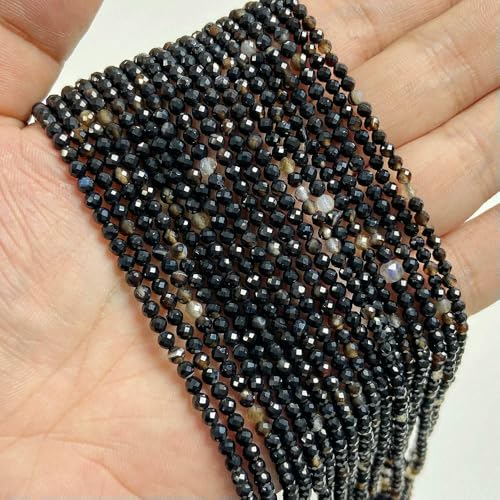 Facettierte mehrfarbige Quarzperlen, 2 mm, 3,0 mm, 4,0 mm, rund, Granat, Tigerauge, Achate, Kristall, lose Perlen zur Schmuckherstellung, Armband, DIY-Achat, 4,0 mm, ca. 80 Stück Facettierte mehrfarbige Quarzperlen, 2 mm, 3,0 mm, 4,0 mm, rund, Granat, Tigerauge, Achate, Kristall, lose Perlen zur Schmuckherstellung, Armband, DIY-Achat, 4,0 mm, ca. 80 Stück von VIEPGJ