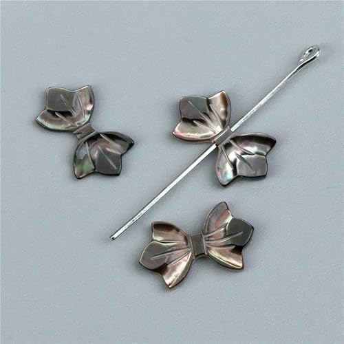Gefärbte bunte Perlmutt-Muschelperlen, süßer Hase, Katze, natürlicher Muschelanhänger, lose Perlen, Charm für Schmuckherstellung, DIY-Armband, Nr. 39 (10 x 16 mm), 2 Stück von VIEPGJ
