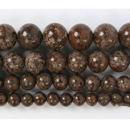 Glatter Naturstein, blaue Türkise, runde lose Perlen, 38,1 cm Strang, 4, 6, 8, 10, 12 mm, Auswahlgröße zur Schmuckherstellung, Kaffee-Schneeflocke, 12 mm, 30 bis 32 Stück Glatter Naturstein, blaue Türkise, runde lose Perlen, 38,1 cm Strang, 4, 6, 8, 10, 12 mm, Auswahlgröße zur Schmuckherstellung, Kaffee-Schneeflocke, 12 mm, 30 bis 32 Stück von VIEPGJ