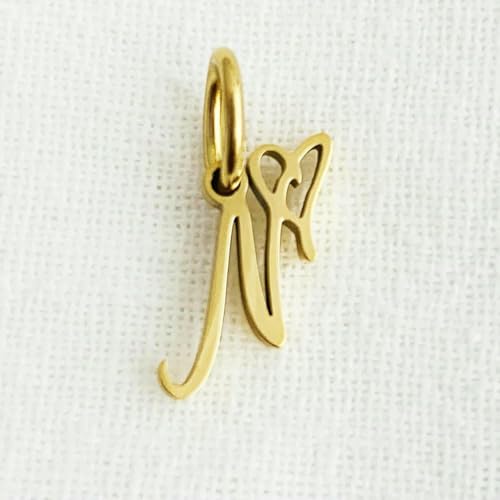 Herz-Art-Anfangsalphabet-Anhänger DIY Name Personalisierter Geburtstag Edelstahl Damen Modeschmuck AZ Großhandel-YP45237 - N-Silberfarbe Herz-Art-Anfangsalphabet-Anhänger DIY Name Personalisierter Geburtstag Edelstahl Damen Modeschmuck AZ Großhandel-YP45237 - N-Silberfarbe von VIEPGJ