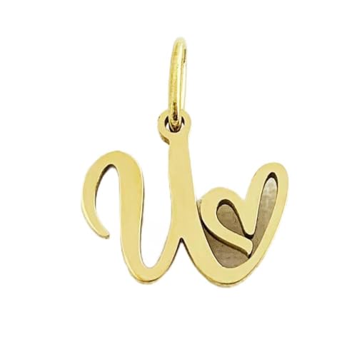 Herz-Art-Anfangsalphabet-Anhänger DIY Name Personalisierter Geburtstag Edelstahl Damen Modeschmuck AZ Großhandel-YP45237 - U-Silberfarbe Herz-Art-Anfangsalphabet-Anhänger DIY Name Personalisierter Geburtstag Edelstahl Damen Modeschmuck AZ Großhandel-YP45237 - U-Silberfarbe von VIEPGJ