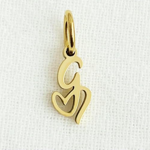 Herz Kunst Initial Alphabet Anhänger DIY Name Personalisierter Geburtstag Edelstahl Damen Modeschmuck AZ Großhandel-YP45237 - G-Goldfarbe Herz Kunst Initial Alphabet Anhänger DIY Name Personalisierter Geburtstag Edelstahl Damen Modeschmuck AZ Großhandel-YP45237 - G-Goldfarbe von VIEPGJ
