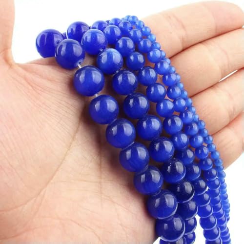 Katzenaugen-Opalperlen in verschiedenen Farben, Naturstein, Glas, lose Perlen zur Schmuckherstellung, DIY-Armbänder, Fundstücke, 4/6/8/10/12 mm, 15 Zoll, Dunkelblau, 6 mm, 61 Perlen Katzenaugen-Opalperlen in verschiedenen Farben, Naturstein, Glas, lose Perlen zur Schmuckherstellung, DIY-Armbänder, Fundstücke, 4/6/8/10/12 mm, 15 Zoll, Dunkelblau, 6 mm, 61 Perlen von VIEPGJ
