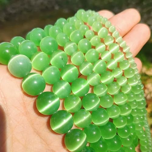 Katzenaugen-Opalperlen in verschiedenen Farben, Naturstein, Glas, lose Perlen zur Schmuckherstellung, DIY-Armbänder, Fundstücke, 4/6/8/10/12 mm, 15 Zoll, Hellgrün, 12 mm, 30 Stück Perlen Katzenaugen-Opalperlen in verschiedenen Farben, Naturstein, Glas, lose Perlen zur Schmuckherstellung, DIY-Armbänder, Fundstücke, 4/6/8/10/12 mm, 15 Zoll, Hellgrün, 12 mm, 30 Stück Perlen von VIEPGJ