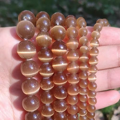 Katzenaugen-Opalperlen in verschiedenen Farben, Naturstein, Glas, lose Perlen zur Schmuckherstellung, DIY-Armbänder, Fundstücke, 4/6/8/10/12 mm, 15 Zoll, Kaffeebraun, 12 mm, 30 Stück Perl Katzenaugen-Opalperlen in verschiedenen Farben, Naturstein, Glas, lose Perlen zur Schmuckherstellung, DIY-Armbänder, Fundstücke, 4/6/8/10/12 mm, 15 Zoll, Kaffeebraun, 12 mm, 30 Stück Perl von VIEPGJ