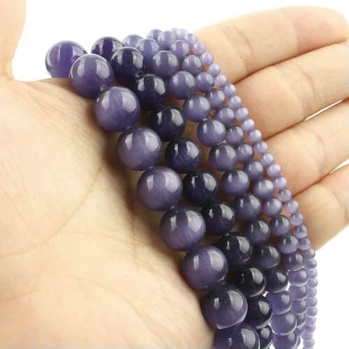 Katzenaugen-Opalperlen in verschiedenen Farben, Naturstein, Glas, lose Perlen zur Schmuckherstellung, DIY-Armbänder, Fundstücke, 4/6/8/10/12 mm, 15 Zoll, Lila, 12 mm, 30 Stück Perlen Katzenaugen-Opalperlen in verschiedenen Farben, Naturstein, Glas, lose Perlen zur Schmuckherstellung, DIY-Armbänder, Fundstücke, 4/6/8/10/12 mm, 15 Zoll, Lila, 12 mm, 30 Stück Perlen von VIEPGJ