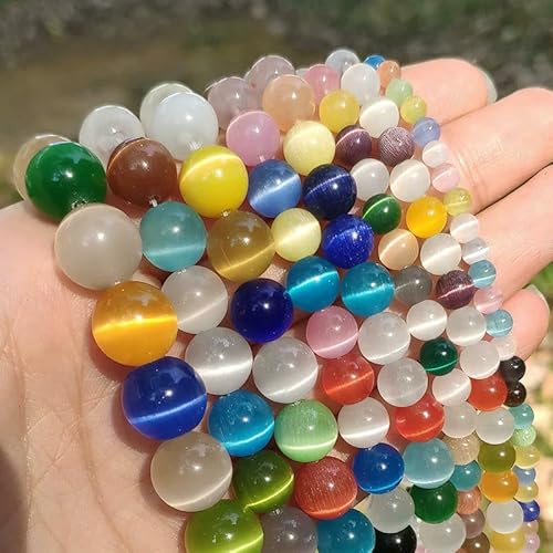 Katzenaugen-Opalperlen in verschiedenen Farben, Naturstein, Glasperlen, lose Perlen zur Schmuckherstellung, DIY-Armbänder, Fundstücke, 4/6/8/10/12 mm, 15 Zoll, gemischte Farben, 6 mm, 61 Katzenaugen-Opalperlen in verschiedenen Farben, Naturstein, Glasperlen, lose Perlen zur Schmuckherstellung, DIY-Armbänder, Fundstücke, 4/6/8/10/12 mm, 15 Zoll, gemischte Farben, 6 mm, 61 von VIEPGJ