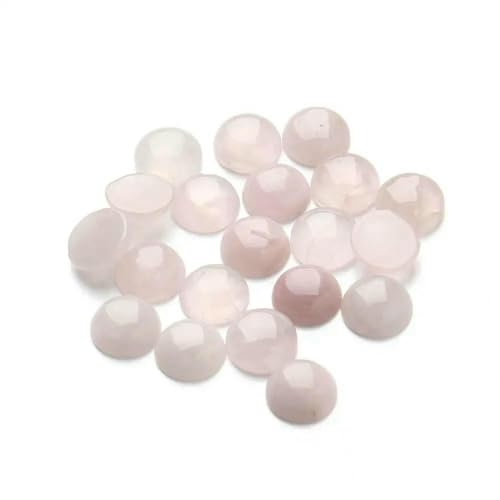 Lila Amethyste Naturstein Cabochon Perlen Runde Runde Onyx Cabochons Lose Perlen Cabochon Cameo DIY Ringe Halskette-Rosenquarz-10mm x 10 Stück Lila Amethyste Naturstein Cabochon Perlen Runde Runde Onyx Cabochons Lose Perlen Cabochon Cameo DIY Ringe Halskette-Rosenquarz-10mm x 10 Stück von VIEPGJ