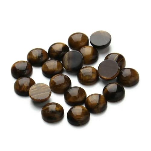Lila Amethyste Naturstein Cabochon Perlen Runde Runde Onyx Cabochons Lose Perlen Cabochon Cameo DIY Ringe Halskette-Tigerauge-6mm x 10 Stück Lila Amethyste Naturstein Cabochon Perlen Runde Runde Onyx Cabochons Lose Perlen Cabochon Cameo DIY Ringe Halskette-Tigerauge-6mm x 10 Stück von VIEPGJ