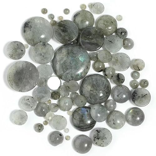 Lila Amethyste Naturstein Cabochon Perlen rund Onyx Cabochons lose Perlen Cabochon Cameo DIY Ringe Halskette-ShimmerStone-25mm x 5 Stück Lila Amethyste Naturstein Cabochon Perlen rund Onyx Cabochons lose Perlen Cabochon Cameo DIY Ringe Halskette-ShimmerStone-25mm x 5 Stück von VIEPGJ