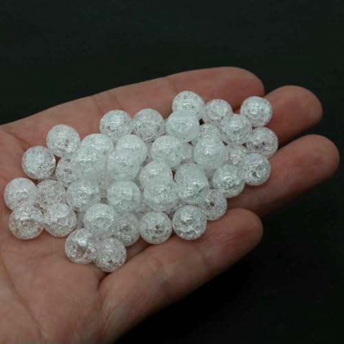 Lose Natursteinperlen, 4, 6, 8, 10 mm, Amethyst, Lava, Türkis, runde Charms, Kristallperle zur Schmuckherstellung, DIY-Armband, Halskette – klarer Risskristall – 10 mm – 36–39 Lose Natursteinperlen, 4, 6, 8, 10 mm, Amethyst, Lava, Türkis, runde Charms, Kristallperle zur Schmuckherstellung, DIY-Armband, Halskette – klarer Risskristall – 10 mm – 36–39 von VIEPGJ