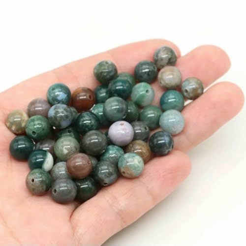 Lose Natursteinperlen, 4, 6, 8, 10 mm, Amethyst, Lava, Türkis, runde Charms, Kristallperlen zur Schmuckherstellung, DIY-Armband, Halskette, Indien-Achat, 4,0 mm, 85 bis 90 Stück Lose Natursteinperlen, 4, 6, 8, 10 mm, Amethyst, Lava, Türkis, runde Charms, Kristallperlen zur Schmuckherstellung, DIY-Armband, Halskette, Indien-Achat, 4,0 mm, 85 bis 90 Stück von VIEPGJ