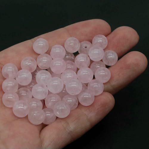 Lose Natursteinperlen, 4, 6, 8, 10 mm, Amethyst, Lava, Türkis, runde Charms, Kristallperlen zur Schmuckherstellung, DIY-Armband, Halskette, Rosenquarz, 6 mm, 56–60 Stück Lose Natursteinperlen, 4, 6, 8, 10 mm, Amethyst, Lava, Türkis, runde Charms, Kristallperlen zur Schmuckherstellung, DIY-Armband, Halskette, Rosenquarz, 6 mm, 56–60 Stück von VIEPGJ