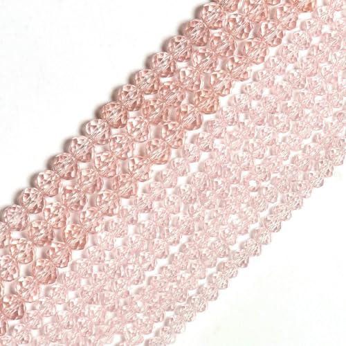 Mehrfarbige, transparente, facettierte, ovale Kristallperlen, lose Abstandsperlen aus Glas für DIY-Armbänder, Schmuckherstellung, Zubehör, 15 Zoll, Typ 7–3,0 mm, ca. 160 Stück Mehrfarbige, transparente, facettierte, ovale Kristallperlen, lose Abstandsperlen aus Glas für DIY-Armbänder, Schmuckherstellung, Zubehör, 15 Zoll, Typ 7–3,0 mm, ca. 160 Stück von VIEPGJ