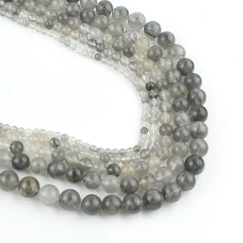 Mineralperlen im 47-Stil, Naturstein, Amazonit, Rhodonit, Sediment, Jade, Jaspis, Steinperlen zur Schmuckherstellung, DIY-Armband, 15 Zoll, Grauquarz, 6 mm, 61 Perlen Mineralperlen im 47-Stil, Naturstein, Amazonit, Rhodonit, Sediment, Jade, Jaspis, Steinperlen zur Schmuckherstellung, DIY-Armband, 15 Zoll, Grauquarz, 6 mm, 61 Perlen von VIEPGJ