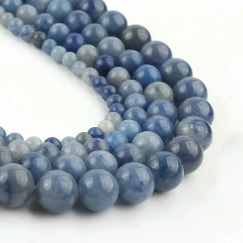 Mineralperlen im 47-Stil, Naturstein, Amazonit, Rhodonit, Sediment, Jade, Jaspis, Steinperlen zur Schmuckherstellung, DIY-Armband, 15 Zoll, blauer Aventurin, 10 mm, 36 Perlen Mineralperlen im 47-Stil, Naturstein, Amazonit, Rhodonit, Sediment, Jade, Jaspis, Steinperlen zur Schmuckherstellung, DIY-Armband, 15 Zoll, blauer Aventurin, 10 mm, 36 Perlen von VIEPGJ