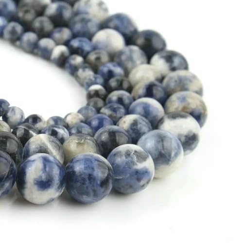 Mineralperlen im 47-Stil, Naturstein, Amazonit, Rhodonit, Sediment, Jade, Jaspis, Steinperlen zur Schmuckherstellung, DIY-Armband, 15 Zoll, blauer Sodalith, 6 mm, 61 Perlen Mineralperlen im 47-Stil, Naturstein, Amazonit, Rhodonit, Sediment, Jade, Jaspis, Steinperlen zur Schmuckherstellung, DIY-Armband, 15 Zoll, blauer Sodalith, 6 mm, 61 Perlen von VIEPGJ