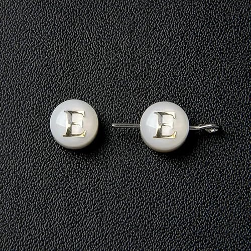 Natürliche Muschel-Alphabet-Perlen, rund, flach, goldfarben, Buchstaben aus Perlmutt, für die Schmuckherstellung, Armbänder, DIY-Zubehör, 8 mm, E, 26 Stück Natürliche Muschel-Alphabet-Perlen, rund, flach, goldfarben, Buchstaben aus Perlmutt, für die Schmuckherstellung, Armbänder, DIY-Zubehör, 8 mm, E, 26 Stück von VIEPGJ