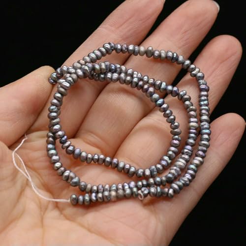 Natürliche Perlmutt-Muschelperlen, oval, Süßwasser-Muschel, lose Perlen zur Schmuckherstellung, DIY-Halsketten und Armbänder, 38,1 cm pro Strang, 36 cm, 2,5–3,0 mm Natürliche Perlmutt-Muschelperlen, oval, Süßwasser-Muschel, lose Perlen zur Schmuckherstellung, DIY-Halsketten und Armbänder, 38,1 cm pro Strang, 36 cm, 2,5–3,0 mm von VIEPGJ
