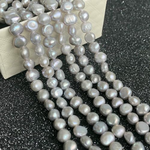 Natürliche Süßwasserperle, unregelmäßige Zuchtperlen, kleine Perlen, Stanzperlen zur Schmuckherstellung, DIY-Halsketten und Armbänder für Damen, Typ 11, 6–7 mm von VIEPGJ