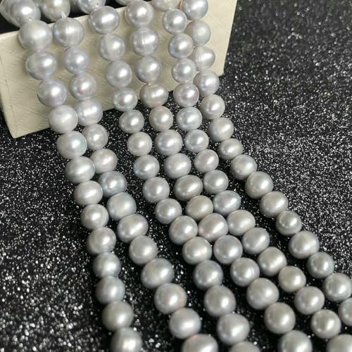 Natürliche Süßwasserperle, unregelmäßige Zuchtperlen, kleine Perlen, Stanzperlen zur Schmuckherstellung, DIY-Halsketten und Armbänder für Damen, Typ 15, 7–8 mm von VIEPGJ