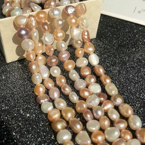 Natürliche Süßwasserperle, unregelmäßige Zuchtperlen, kleine Perlen, Stanzperlen zur Schmuckherstellung, DIY-Halsketten und Armbänder für Damen, Typ 36, 7–8 mm Natürliche Süßwasserperle, unregelmäßige Zuchtperlen, kleine Perlen, Stanzperlen zur Schmuckherstellung, DIY-Halsketten und Armbänder für Damen, Typ 36, 7–8 mm von VIEPGJ