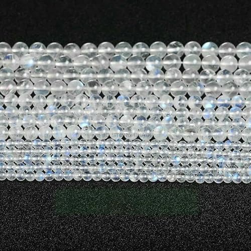 Natürliche blaue Blitzmondsteinperlen, rund, lose Abstandshalter, Edelstein zur Schmuckherstellung, DIY-Armband, Halskettenzubehör, 7A Blauer Mondstein, 9–10 mm, ca. 36 Stück Natürliche blaue Blitzmondsteinperlen, rund, lose Abstandshalter, Edelstein zur Schmuckherstellung, DIY-Armband, Halskettenzubehör, 7A Blauer Mondstein, 9–10 mm, ca. 36 Stück von VIEPGJ