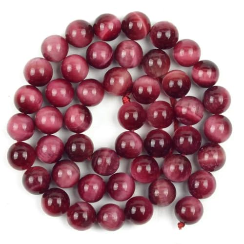 Natürliche bunte Tigerauge-Achat-Steinperlen, rund, lose Abstandsperlen zur Schmuckherstellung, 4/6/8/10/12 mm, DIY-Armband, Halskette – Rosenroter Tiger – 6 mm, 59 bis 61 Stück Natürliche bunte Tigerauge-Achat-Steinperlen, rund, lose Abstandsperlen zur Schmuckherstellung, 4/6/8/10/12 mm, DIY-Armband, Halskette – Rosenroter Tiger – 6 mm, 59 bis 61 Stück von VIEPGJ