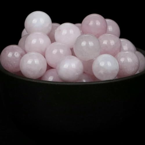 Natürliche runde Tigeraugen, Amazonit, Lava, Türkis, Achat, Jaspis, Granat, Abstandshalter, lose Steinperlen zur Schmuckherstellung, DIY-Armband – Kunzit-Jade – 6 mm, 59 bis 61 S von VIEPGJ