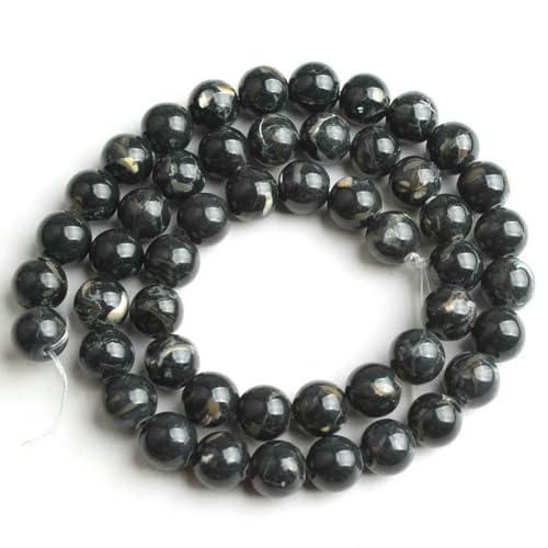 Natürliche schwarze vulkanische Lava, Onyx, Obsidian, Labradorit, runde Perlen für Herrenschmuck, DIY-Liebhaberarmband, Großhandel, Muschel-Howlith, 4,0 mm, 91 Stück Perlen Natürliche schwarze vulkanische Lava, Onyx, Obsidian, Labradorit, runde Perlen für Herrenschmuck, DIY-Liebhaberarmband, Großhandel, Muschel-Howlith, 4,0 mm, 91 Stück Perlen von VIEPGJ