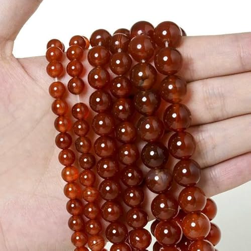 Natürlicher runder Stein, 4 6 8 10 12 mm, Tigerauge, Kristalle, Lava, Türkis, Jade, lose Perlen zur Schmuckherstellung, DIY-Armband, Handarbeit, roter Achat, ca. 61 Perlen Natürlicher runder Stein, 4 6 8 10 12 mm, Tigerauge, Kristalle, Lava, Türkis, Jade, lose Perlen zur Schmuckherstellung, DIY-Armband, Handarbeit, roter Achat, ca. 61 Perlen von VIEPGJ