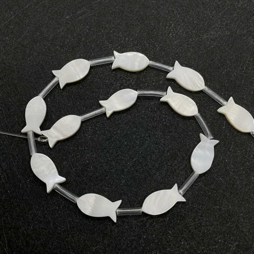 Natural Freshwater Shell Loose Beads Butterfly Cat Fish Bird Animal Shape Shell for Jewelry Making DIY Necklace Bracelet Earring-A-8x17mm-10pcs von VIEPGJ