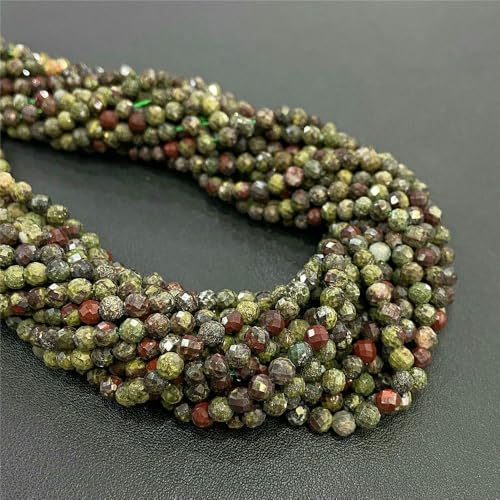 Natural Stone Faceted Crytsal Beads 2 3 4.0mm Round Quartz lapis lazuli Tiger Eye Loose Beads for Jewelry Making DIY Bracelet-Dragon Blood Stone-2mm about 170pcs Natural Stone Faceted Crytsal Beads 2 3 4.0mm Round Quartz lapis lazuli Tiger Eye Loose Beads for Jewelry Making DIY Bracelet-Dragon Blood Stone-2mm about 170pcs von VIEPGJ
