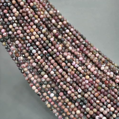 Naturstein, blauer Amazonit, facettiert, rund, lose Abstandsperlen, DIY-Charms, Armbänder, Halsketten zur Schmuckherstellung, 38,1 cm, 2 mm/3,0 mm, schwarzer Spitzenrhodonit, 2 mm, ca. 185 Stü Naturstein, blauer Amazonit, facettiert, rund, lose Abstandsperlen, DIY-Charms, Armbänder, Halsketten zur Schmuckherstellung, 38,1 cm, 2 mm/3,0 mm, schwarzer Spitzenrhodonit, 2 mm, ca. 185 Stü von VIEPGJ