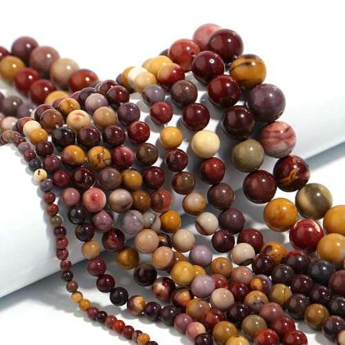 Naturstein 4 6 8 10 12 mm rund Tigerauge Amethyst Achat Jade Stein Abstandshalter Perle für Schmuckherstellung DIY Armband Handarbeit-Citrin-12 mm ca. 32 Stück Naturstein 4 6 8 10 12 mm rund Tigerauge Amethyst Achat Jade Stein Abstandshalter Perle für Schmuckherstellung DIY Armband Handarbeit-Citrin-12 mm ca. 32 Stück von VIEPGJ