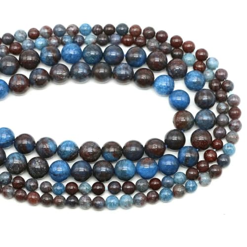 Naturstein-Aquamarin-Amethyst-Perlen, rund, lose Abstandshalter, Kristall-Edelsteinperlen für die Schmuckherstellung, DIY-Armband, Halskette, 4/6/8/10 mm, blauer Opal, 4,0 mm, 85–92 Stüc Naturstein-Aquamarin-Amethyst-Perlen, rund, lose Abstandshalter, Kristall-Edelsteinperlen für die Schmuckherstellung, DIY-Armband, Halskette, 4/6/8/10 mm, blauer Opal, 4,0 mm, 85–92 Stüc von VIEPGJ