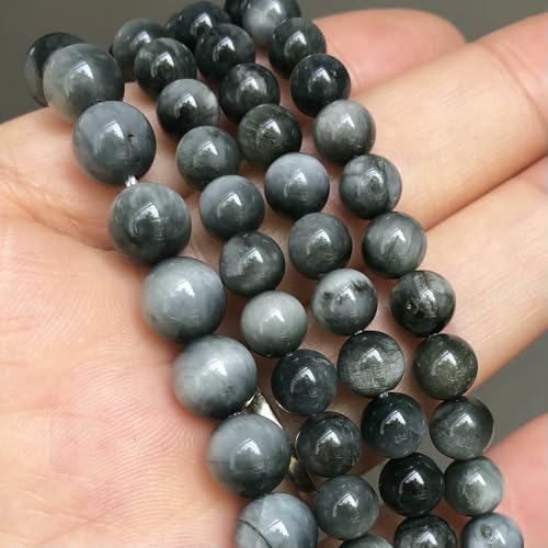 Naturstein Hawk Eye Steinperlen Runde lose Perlen für Schmuckherstellung DIY Armband Halskette Zubehör 7,5 Zoll 6 8 10 12 mm-8 mm 24 Stück Naturstein Hawk Eye Steinperlen Runde lose Perlen für Schmuckherstellung DIY Armband Halskette Zubehör 7,5 Zoll 6 8 10 12 mm-8 mm 24 Stück von VIEPGJ