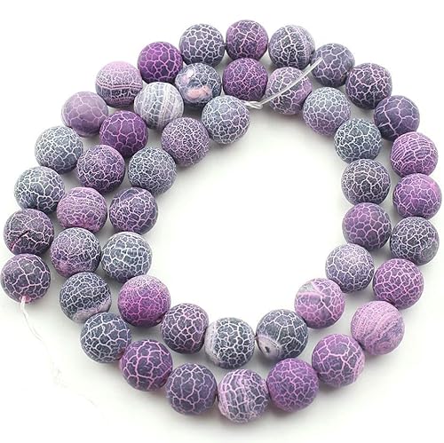 Natursteine, lila Tigerauge, Kristall, Amethyste, Howlith, Jade, runde, lose Taillen-Charm-Perlen für die Schmuckherstellung, DIY-Armband, rissiger Achat, ca. 4,0 mm, 91 Stück Natursteine, lila Tigerauge, Kristall, Amethyste, Howlith, Jade, runde, lose Taillen-Charm-Perlen für die Schmuckherstellung, DIY-Armband, rissiger Achat, ca. 4,0 mm, 91 Stück von VIEPGJ