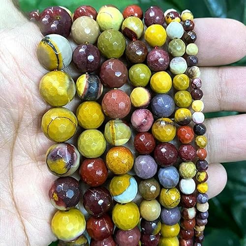 Natursteinperlen, Jaspis, Amazonit, Türkis, Achate, runde Perlen zur Schmuckherstellung, DIY-Armband, Ohrringe, 4/6/8/10/12 mm, Mookait, 12 mm, ca. 30 Stück Natursteinperlen, Jaspis, Amazonit, Türkis, Achate, runde Perlen zur Schmuckherstellung, DIY-Armband, Ohrringe, 4/6/8/10/12 mm, Mookait, 12 mm, ca. 30 Stück von VIEPGJ